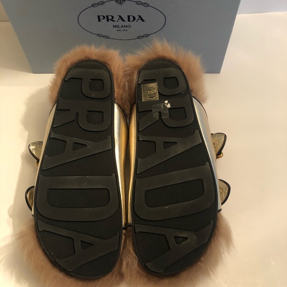 Prada Fur Sandals - Picture 7 of 7